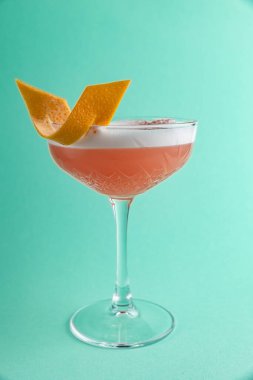a beautiful alcoholic cocktail from the barman of the restaurant