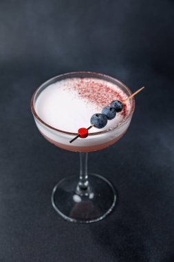 a beautiful alcoholic cocktail from the barman of the restaurant
