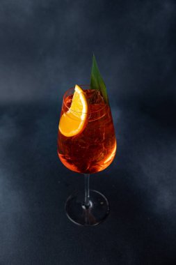 a beautiful alcoholic cocktail from the barman of the restaurant