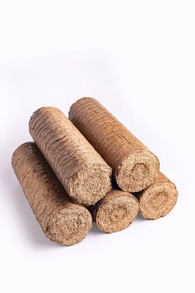 Stock image Production of wood pellets. A type of wood fuel.