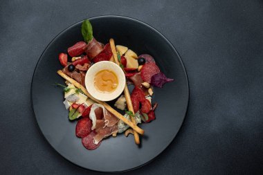 Şeften lezzetli yemekler.