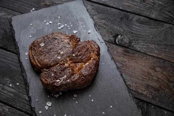 Séf Által Készített Finom Grillezett Steak — Stock Fotó