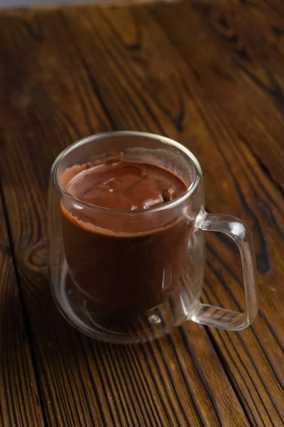 Delicioso Cacao Una Mesa Madera —  Fotos de Stock
