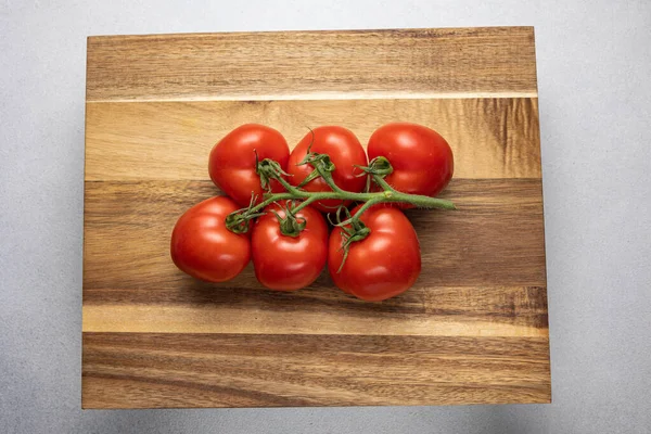 Hintergrund Rote Tomaten Nahaufnahme — Stockfoto