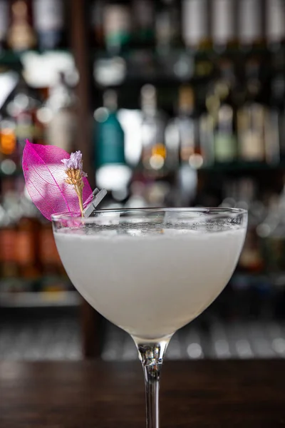 Delizioso Cocktail Alcolico Vicino — Foto Stock