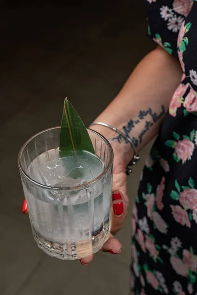 Delicioso Cocktail Alcoólico Fechar — Fotografia de Stock