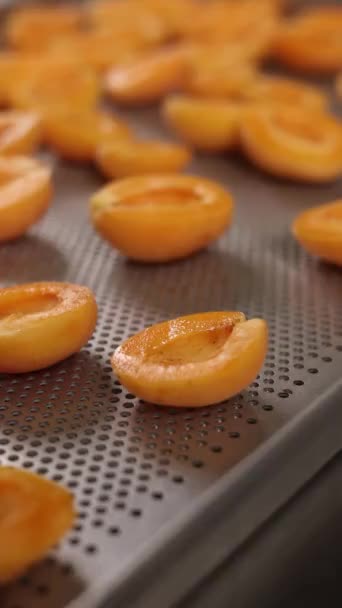 厨师用杏仁做菜 — 图库视频影像