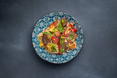 Restoranda nefis bir makarna 