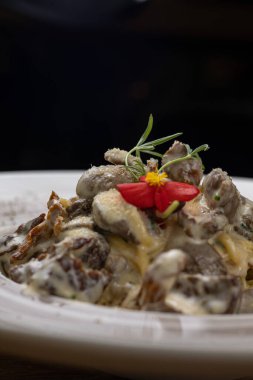 Restoranda nefis bir makarna 