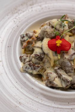 Restoranda nefis bir makarna 