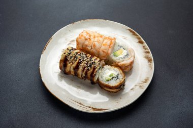 Japon mutfağı. Philadelphia 'nın çeşitli ekmekleri. Kapat.