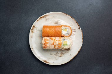 Japon mutfağı. Philadelphia 'nın çeşitli ekmekleri. Kapat.