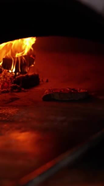 Chef Cocina Delicioso Khachapuri Restaurante — Vídeo de stock