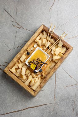 Restoranın şefinden lezzetli mezeler.