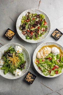 Restoranda nefis salata.