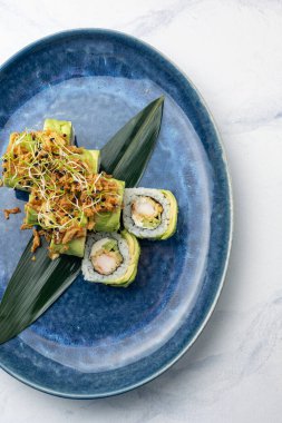 Japon mutfağı. Yengeçli börek.