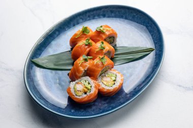 Japon mutfağı. Philadelphia somonlu rulo