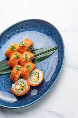 Japon mutfağı. Philadelphia somonlu rulo