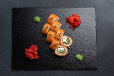 Japon mutfağı. Philadelphia somonlu rulo