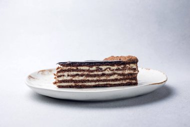 Lokantada lezzetli tatlılar var. Yakın plan.