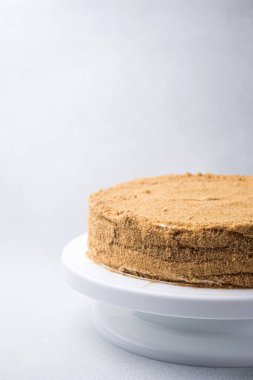 Restoranda nefis bir pasta. Yakın plan.