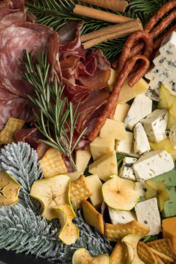 Yemek kutuları teslimatı. Lezzetli yemekler. Yakın çekimler