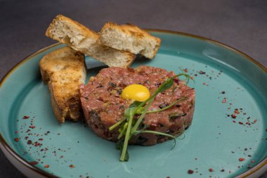 Lokantadan lezzetli mezeler. Kapat.