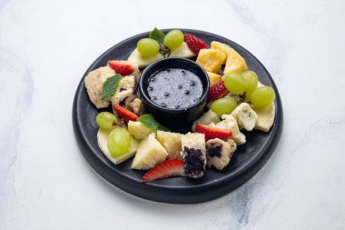 Restoranda nefis peynir var..