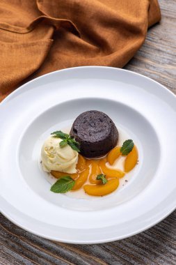 Lezzetli çikolatalı şeker. Kapat.