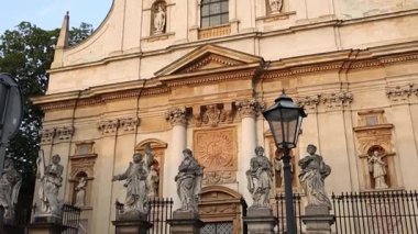 Krakow, Polonya. Eski Şehir, Avrupa 'nın merkezi