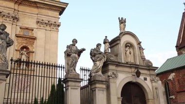 Krakow, Polonya. Eski Şehir, Avrupa 'nın merkezi