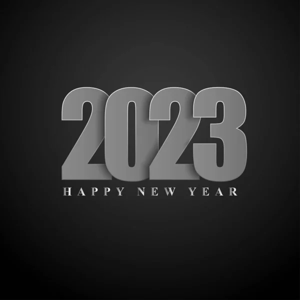 Vektorová Ilustrace Pro Šťastný Nový Rok 2023 Pozadí Plakát Plakát — Stockový vektor