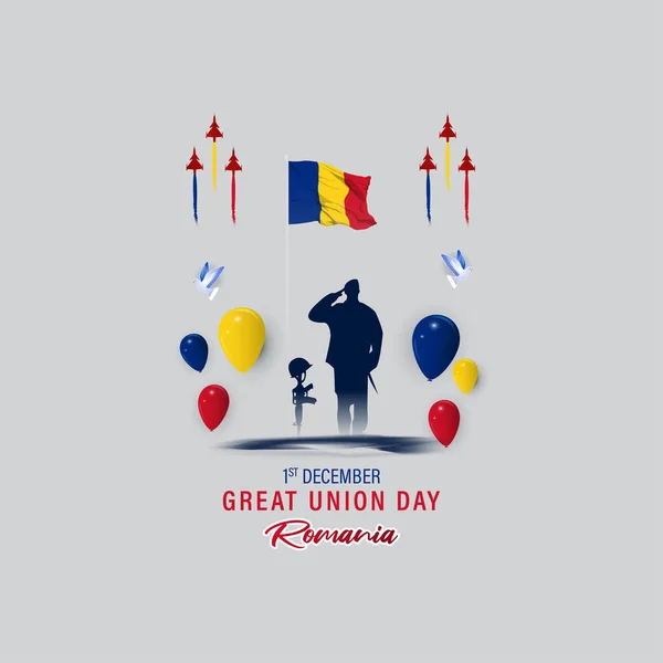 Вектор Ілюстрацій Щасливого Дня Румунії — стоковий вектор