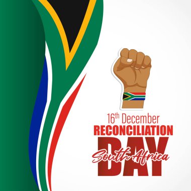 Vector banner of South Africa Reconciliation Day clipart