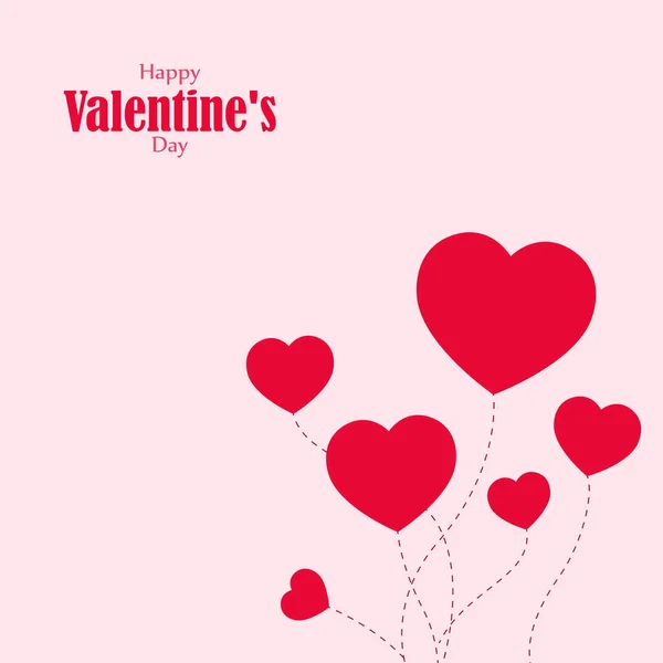 Векторна Ілюстрація Концепції Щасливого Валентина День Привітання — стоковий вектор