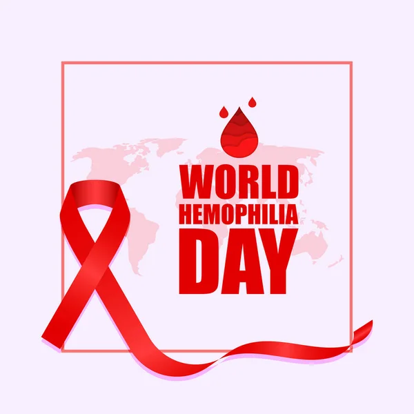 Vector Illustration World Hemophilia Day — ストックベクタ