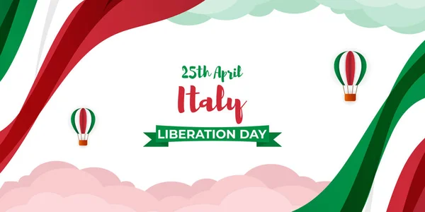 stock vector Vector illustration for happy Liberation day Italy