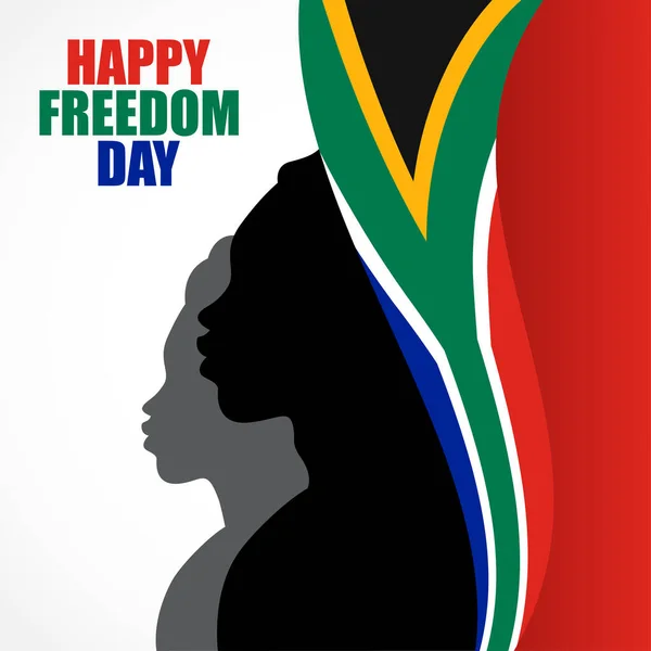 南アフリカ自由の日のベクトルイラスト — ストックベクタ