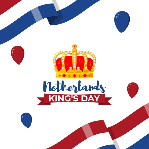 stock vector Vector Illustration of Netherland King's Day