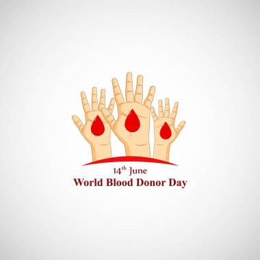 Dünya Kan Bağışı Günü sosyal medya hikayesinin vektör illüstrasyonuName