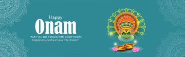 Happy Onam sosyal medya hikayesinin vektör illüstrasyonuName