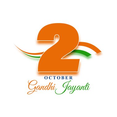 Happy Gandhi Jayanti sosyal medya besleme şablonunun vektör çizimi