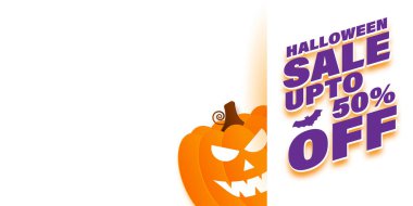 Mutlu Cadılar Bayramı sosyal medya besleme şablonunun vektör çizimi