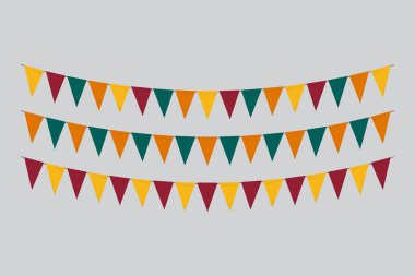 Bayraklar izole. Sri Lanka kağıt kiraz kuşu. Bayrak doğum günü, yıldönümü, kutlama etkinliği.