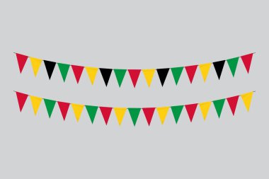 Bayraklar izole. Vanuatu kağıt kiraz kuşu. Bayrak doğum günü, yıldönümü, kutlama etkinliği.