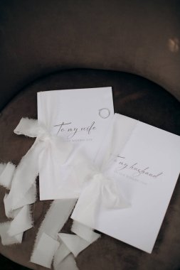 Yüzüklü düğün davetiyesi