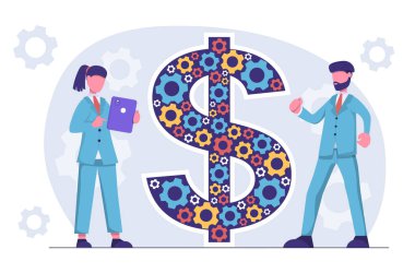 Bir dolarlık dişliler. Finansal sistemin mekanizması.