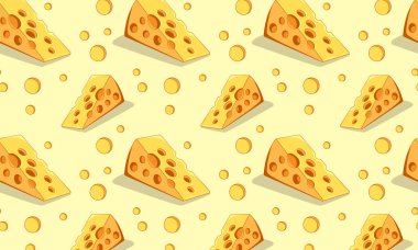 Pattern burger flat vector illustartion