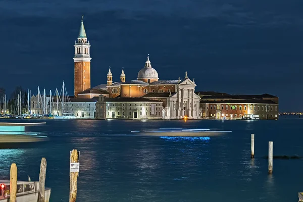 Hermosa Venecia Por Noche —  Fotos de Stock