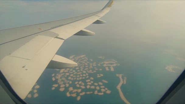 Dubai United Arab Emirates 11Th October 2019 Passenger Aerial Pov — Stock video